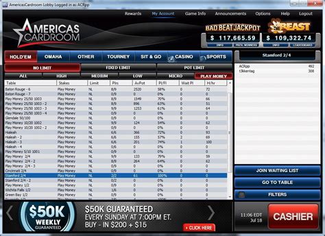 play americas cardroom|Americas Cardroom.